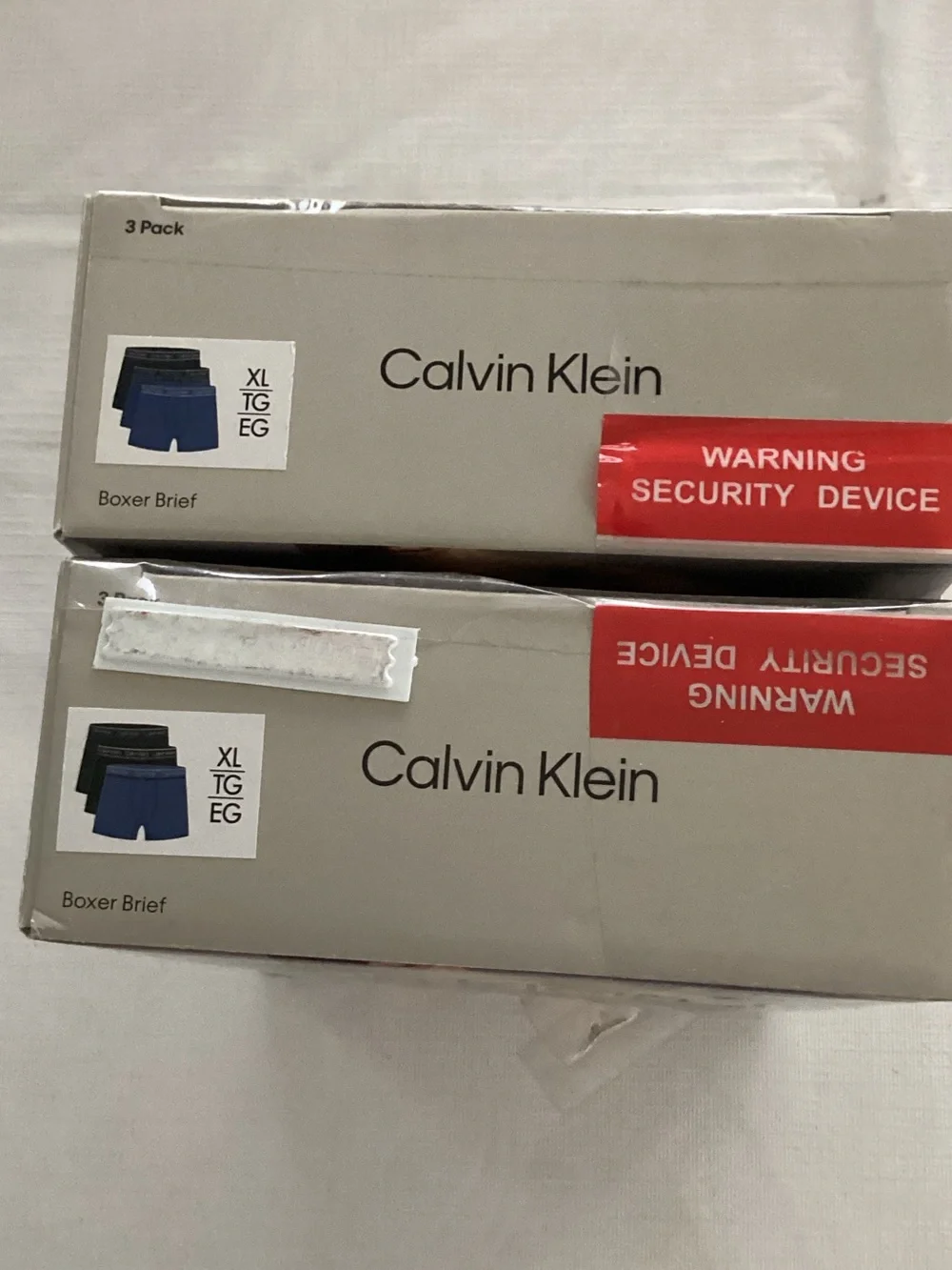 2 Packs of Calvin Klein Boxer Briefs Size XL